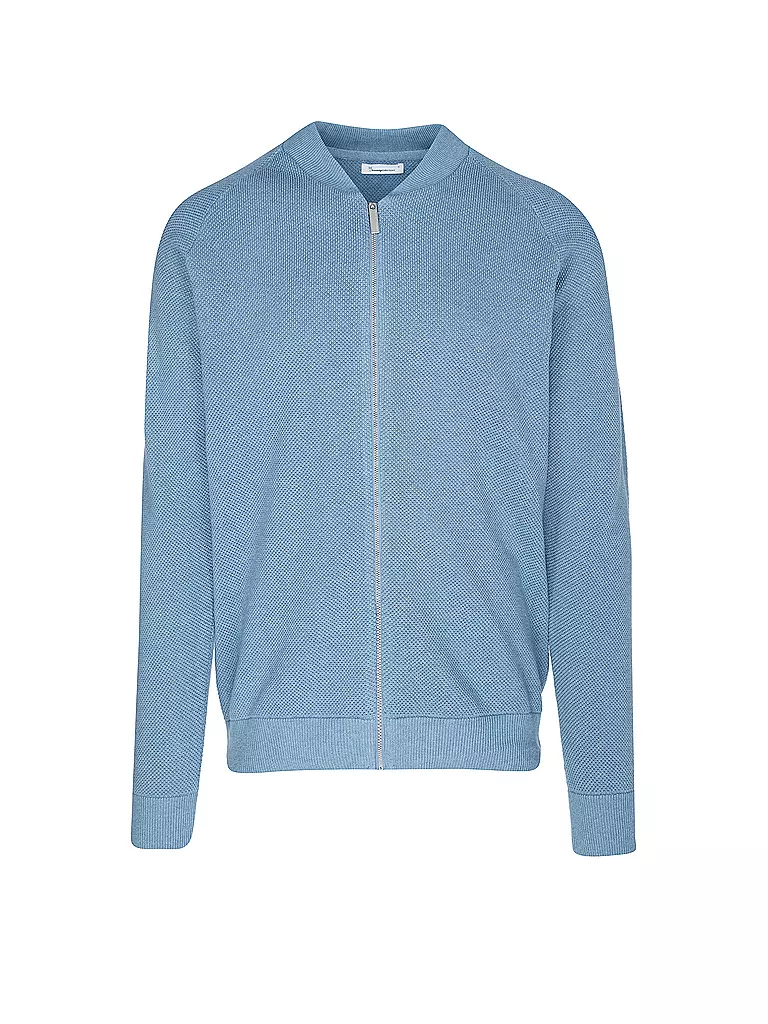 KNOWLEDGE COTTON APPAREL | Strickjacke  | Azul claro