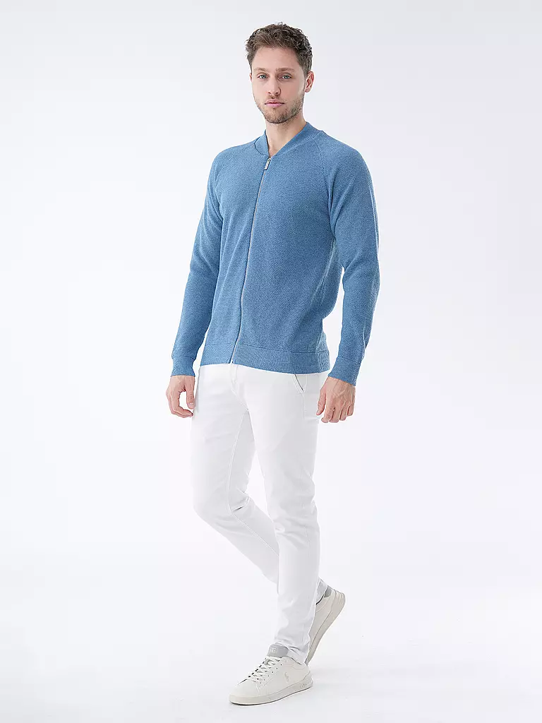 KNOWLEDGE COTTON APPAREL | Strickjacke  | Azul claro