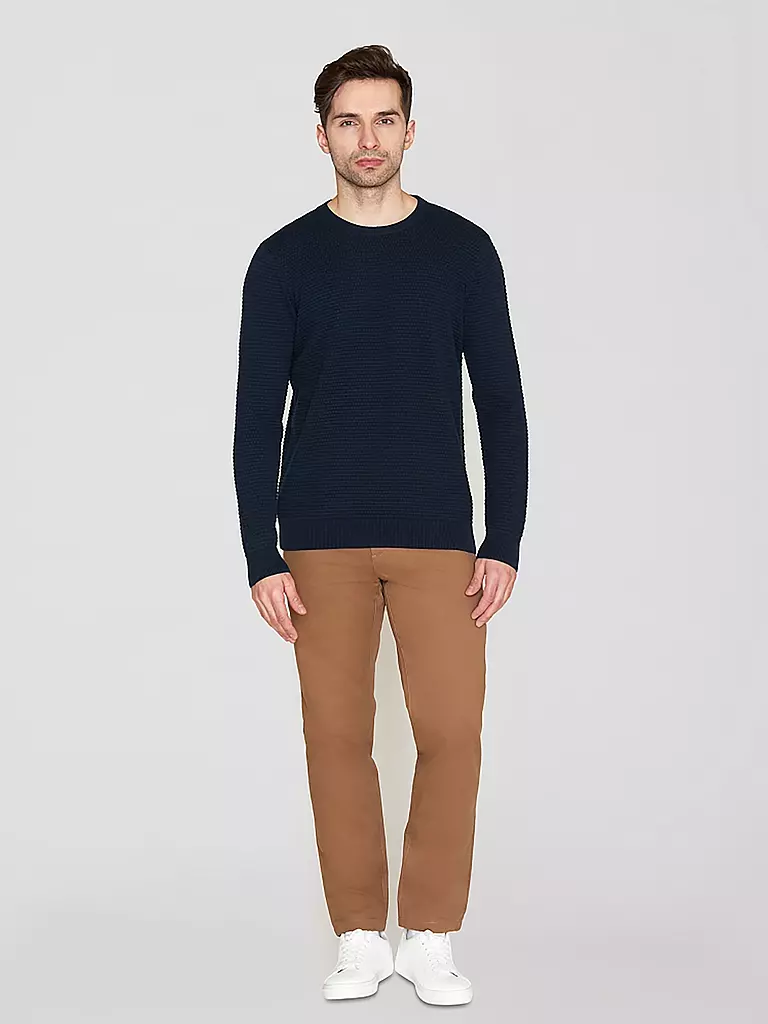 KNOWLEDGE COTTON APPAREL | Strickjacke  | Azul