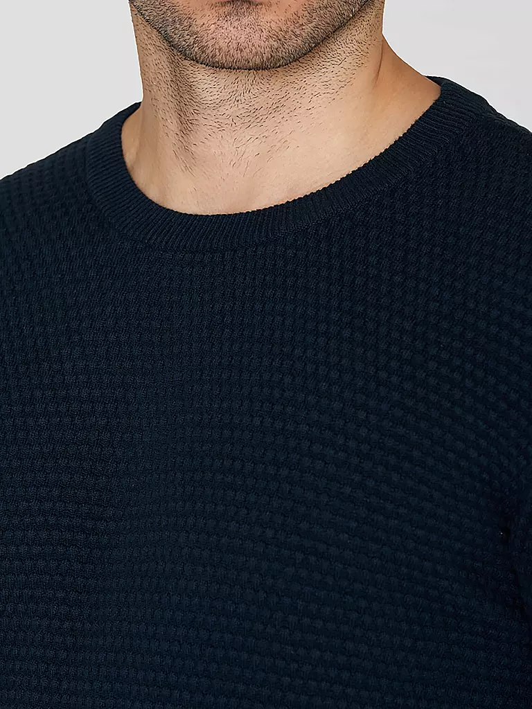 KNOWLEDGE COTTON APPAREL | Strickjacke  | Azul