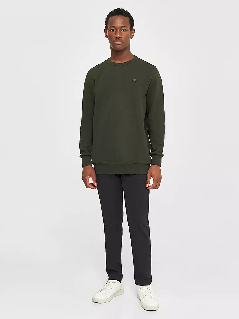 KNOWLEDGE COTTON APPAREL | Suéter ERIK | Verde oscuro