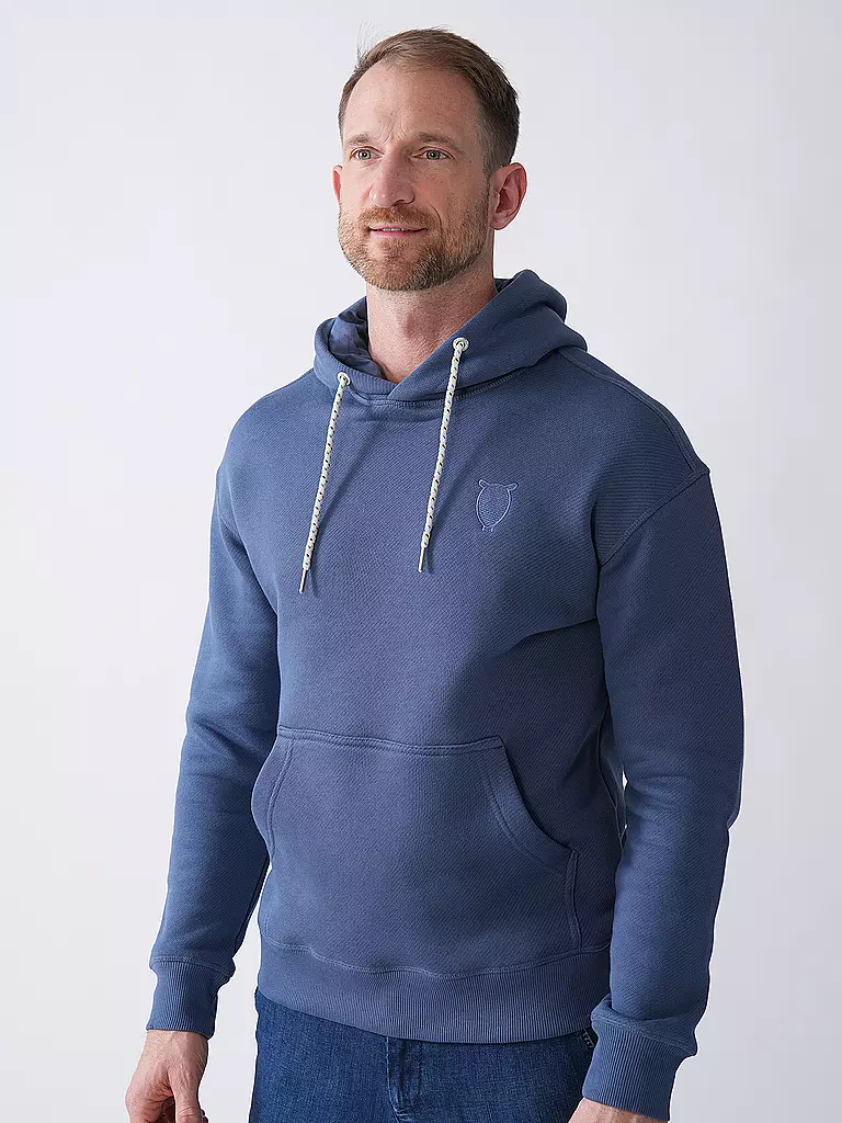 KNOWLEDGE COTTON APPAREL | Sudadera con capucha - Hoodie | Azul
