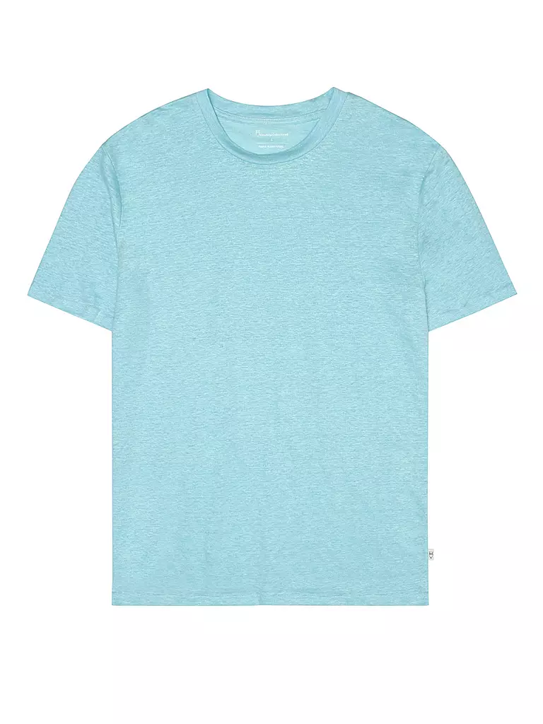 KNOWLEDGE COTTON APPAREL | T-Shirt  | Turquesa