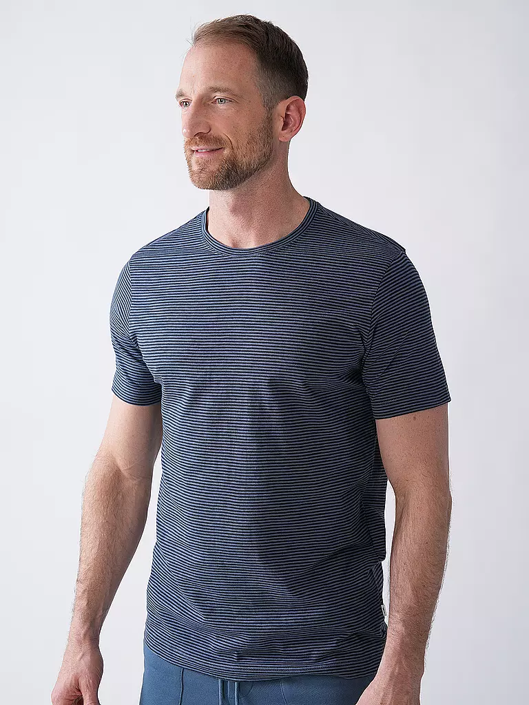 KNOWLEDGE COTTON APPAREL | T-Shirt  | Azul
