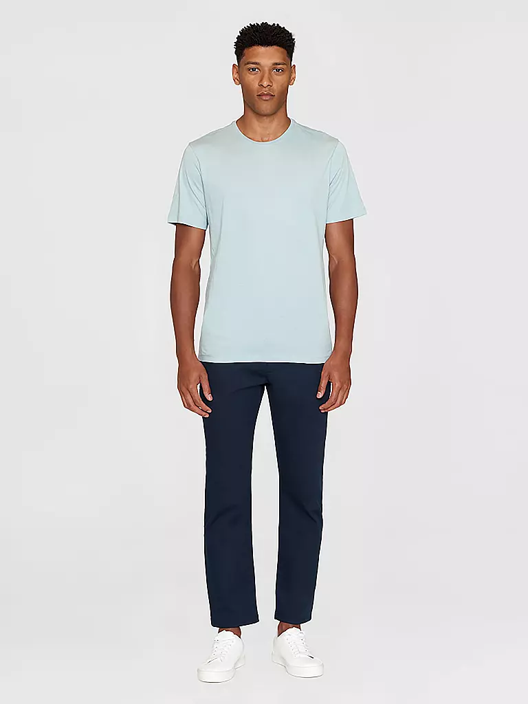 KNOWLEDGE COTTON APPAREL | T-Shirt ALDER | Azul claro