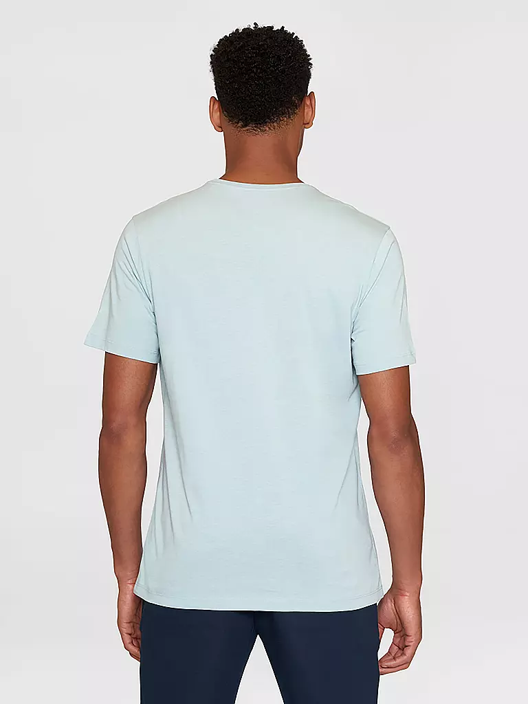KNOWLEDGE COTTON APPAREL | T-Shirt ALDER | Azul claro
