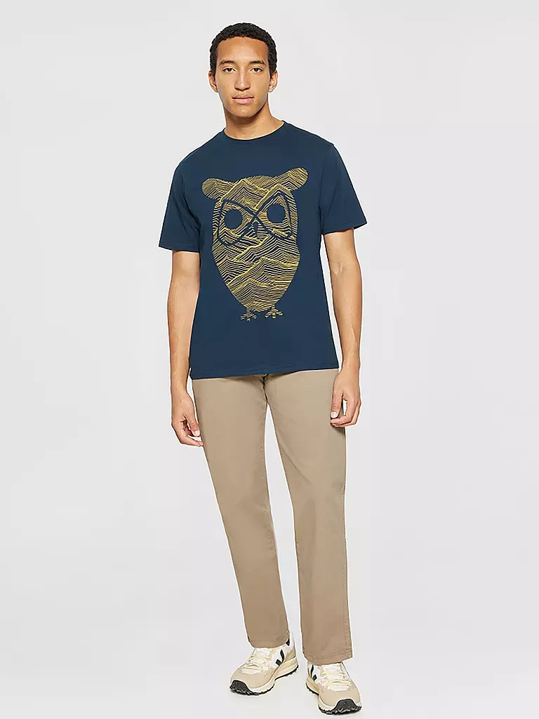 KNOWLEDGE COTTON APPAREL | T-Shirt | Azul