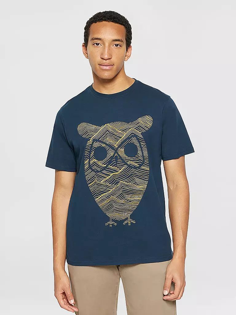 KNOWLEDGE COTTON APPAREL | T-Shirt | Azul
