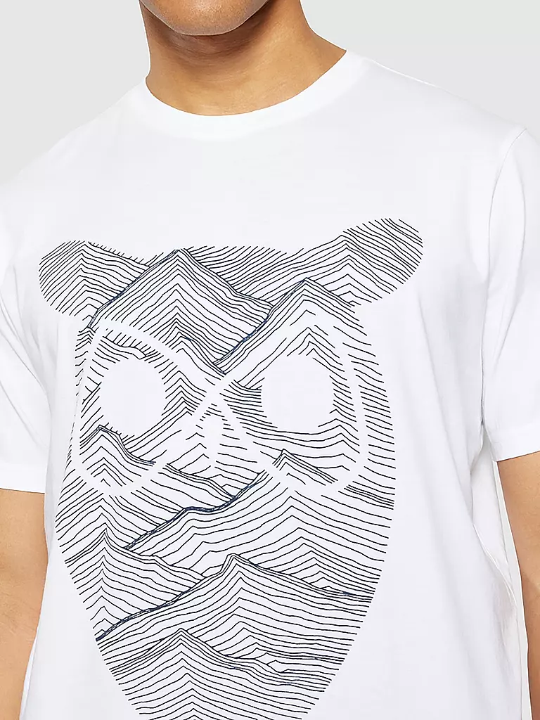 KNOWLEDGE COTTON APPAREL | T-Shirt | Blanco