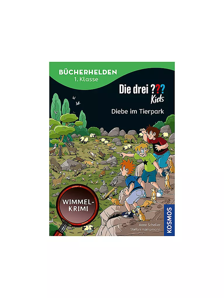 KOSMOS VERLAG | Libro - Los tres investigadores - Ladrones en el zoológico, Anne Scheller | Sin color