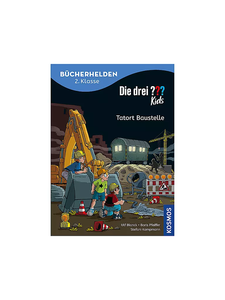 KOSMOS VERLAG | Libro - Los tres signos de interrogación - Escena del crimen: obra en construcción, Ulf Blanck, Boris Pfeiffer | Sin color