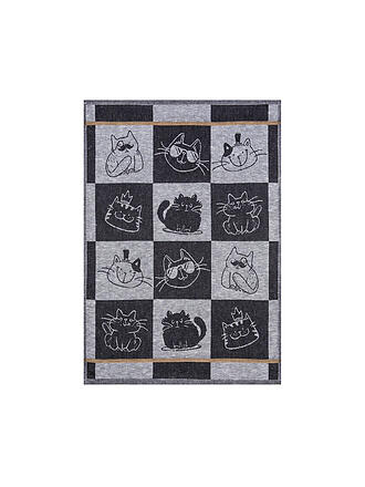 KRACHT | Paño de cocina 50x70cm Cool Cat Negro