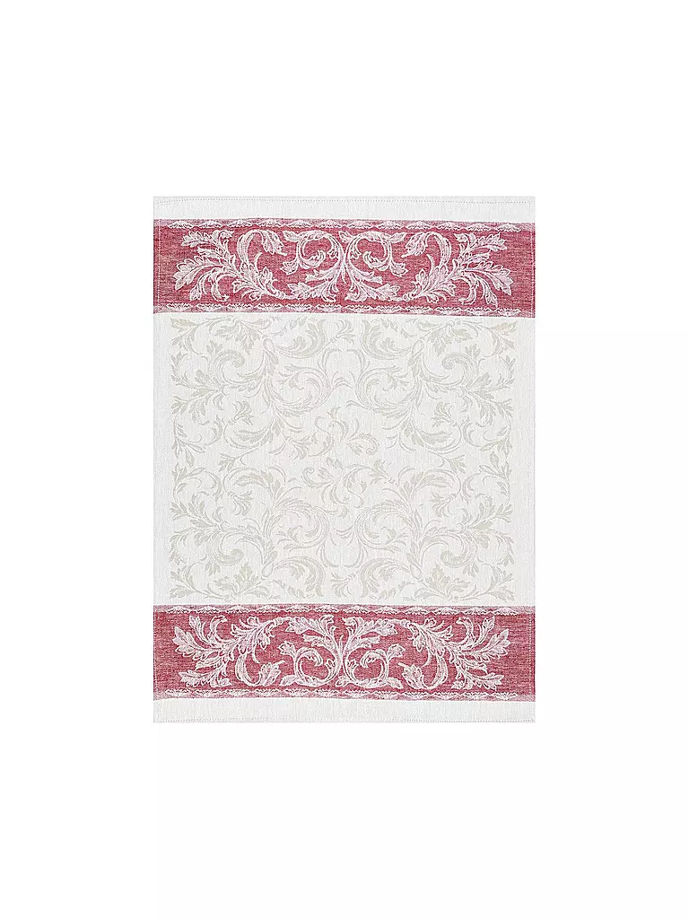 KRACHT | Halbleinen Geschirrtuch 50x70cm Paisley | Rojo