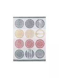KRACHT | Paño de cocina de medio lino 50x70cm Plato | Gris