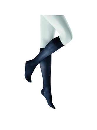 KUNERT | Calcetines hasta la rodilla "Fly & Care" marino