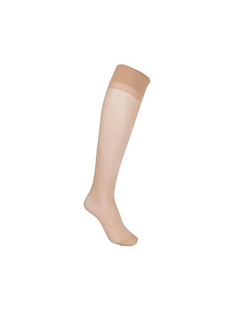 KUNERT | Calcetines hasta la rodilla Satin 40 den polvo