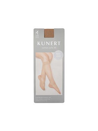 KUNERT | Calcetines hasta la rodilla COTTON SOLE 20 DEN