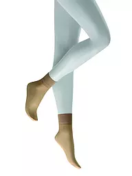 KUNERT | Calcetines finos SATIN LOOK 20 teint | Marrón claro