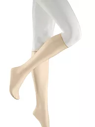 KUNERT | Kniestrümpfe BEAUTY 7 cashmere | Beige