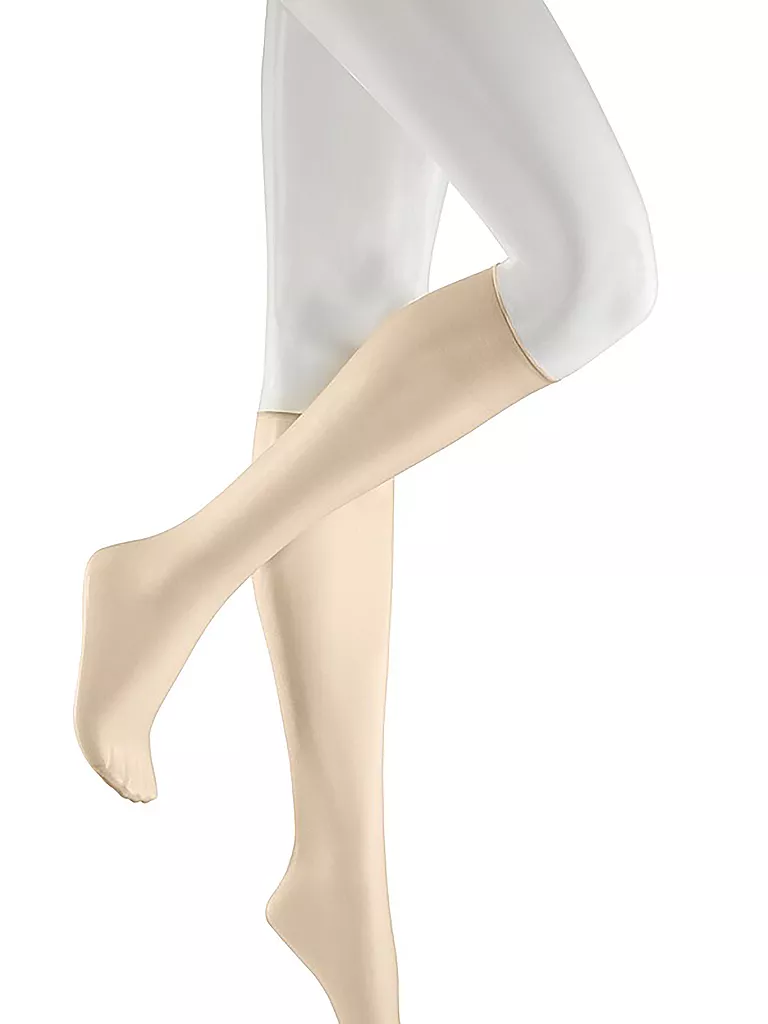 KUNERT | Kniestrümpfe BEAUTY 7 cashmere | Beige