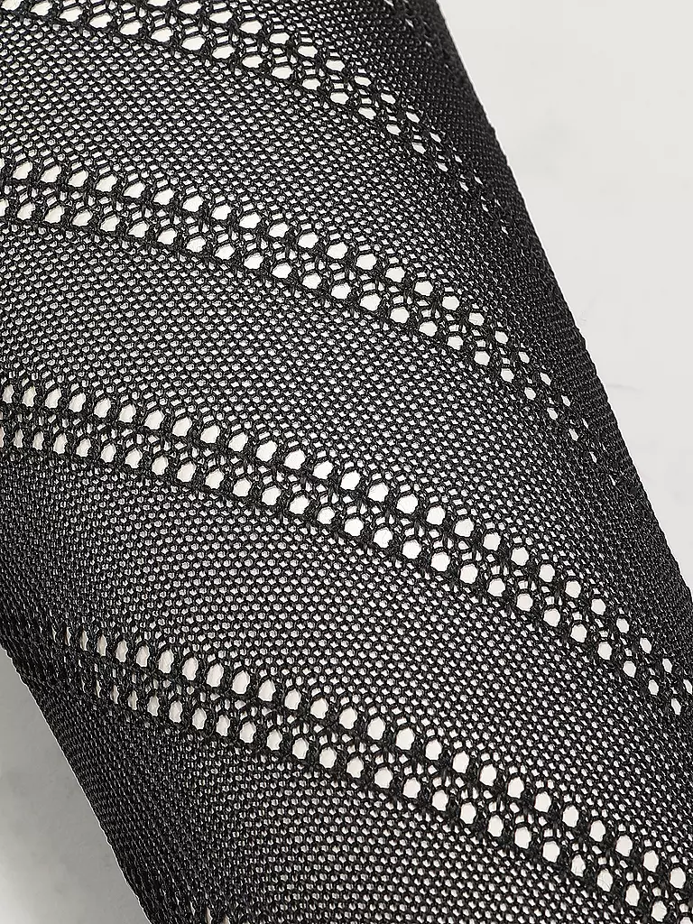 KUNERT | Kniestrümpfe DIAGONAL CROCHET | Negro