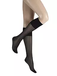 KUNERT | Calcetines hasta la rodilla SUPER CONTROL 40 teint | Negro