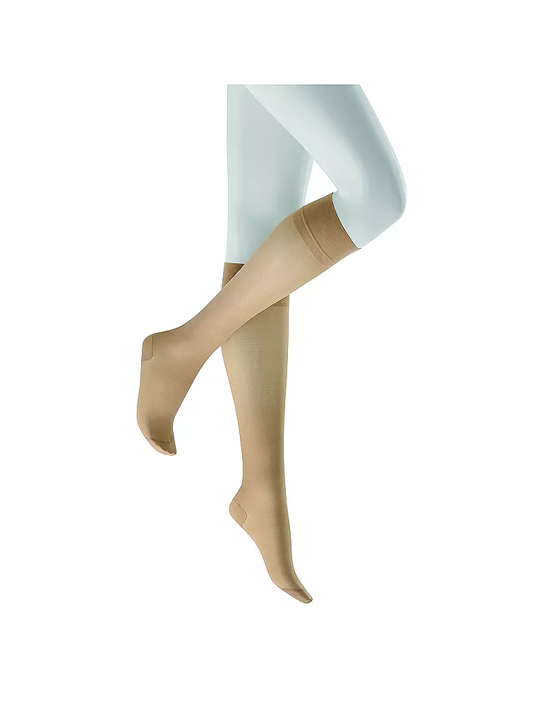 KUNERT | Kniestrumpfe " Fly & Care " teint | Beige