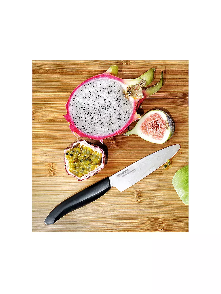 KYOCERA | Cuchillo multiusos CHOWA 11cm Blanco/Negro | Blanco