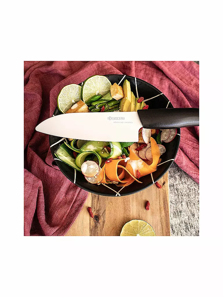 KYOCERA | Cuchillo Santoku BIO 14cm | Blanco