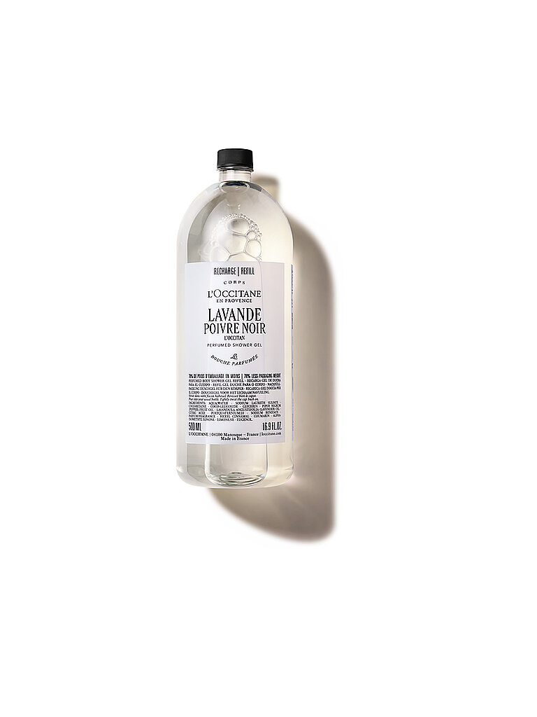Recambio de gel de ducha perfumado Lavande Poivre Noir 500 ml