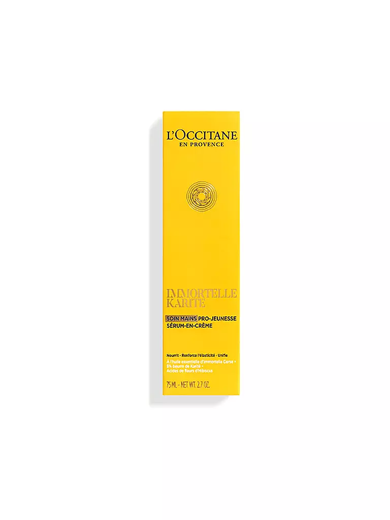 L'OCCITANE | Crema de manos anti-edad Immortelle & Karité 75ml | Sin color