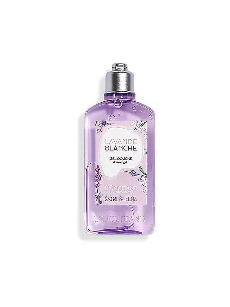 L'OCCITANE | Gel de ducha de lavanda blanca 250 ml | Sin color