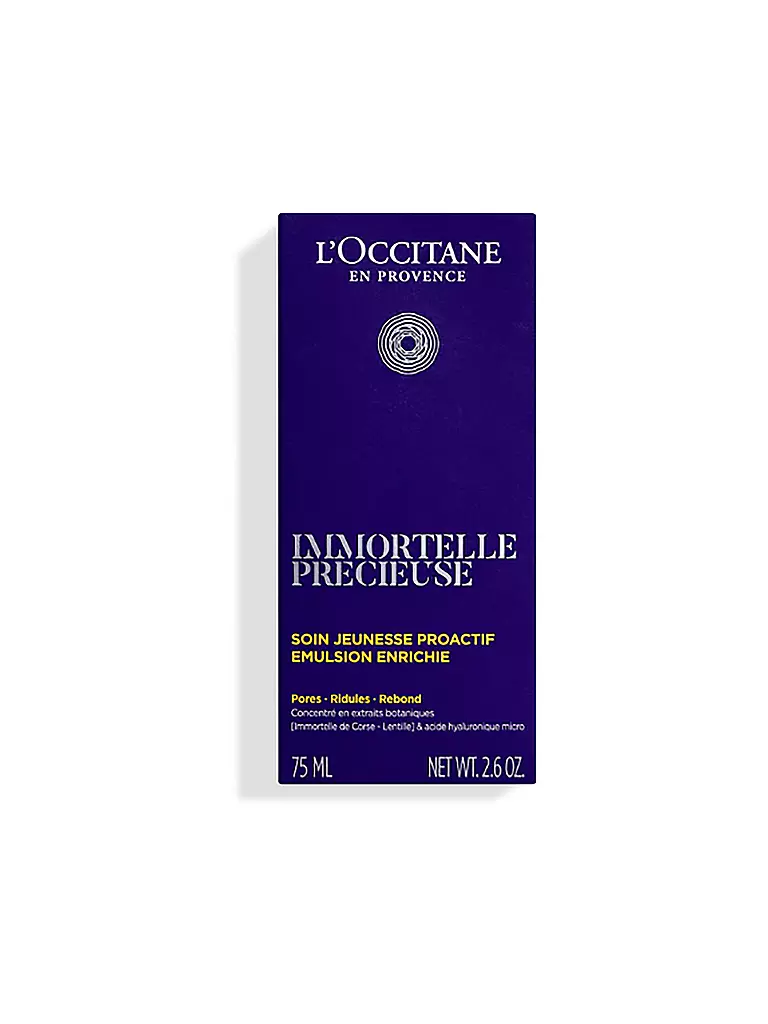 L'OCCITANE | Immortelle Précieuse Emulsión 75ml | Sin color