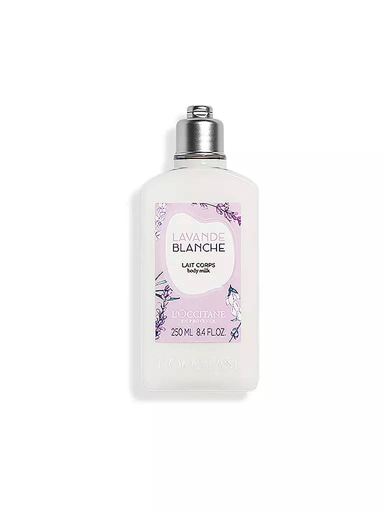 L'OCCITANE | Leche corporal de lavanda blanca 250 ml | Sin color