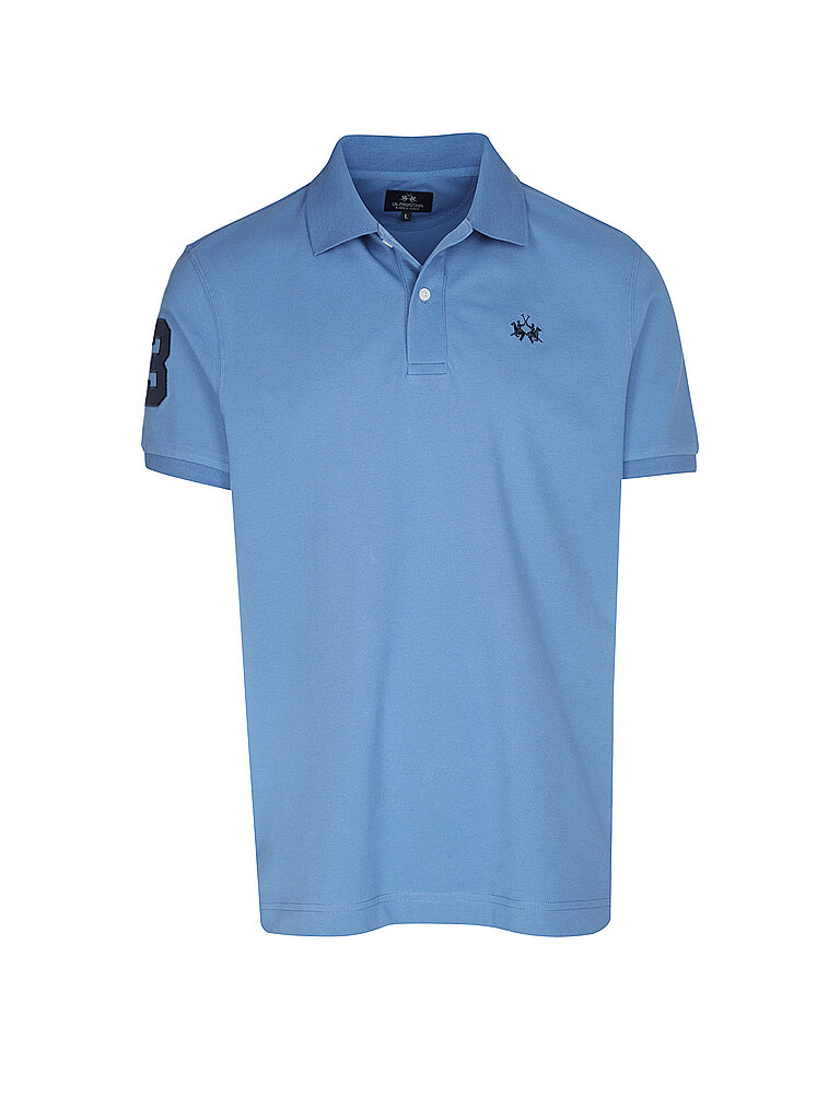 La Martina Polo azul claro XXL