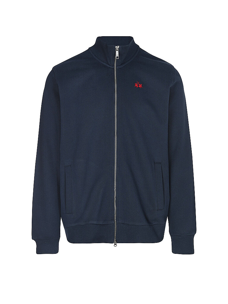 Sudadera con cremallera azul oscuro L