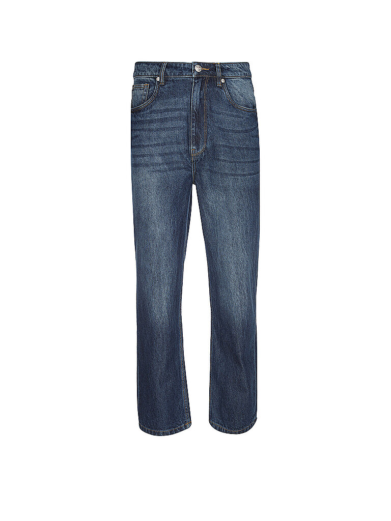 Jeans de corte recto azul 32