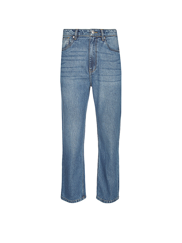 Jeans corte recto azul 36