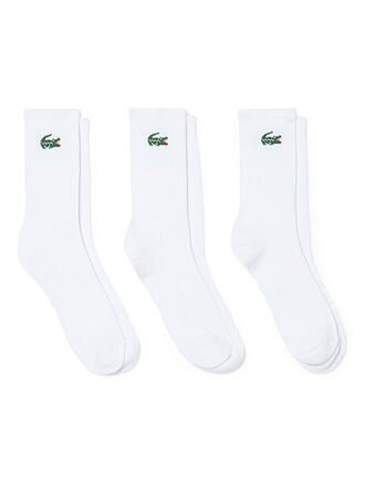 LACOSTE | Calcetines paquete de 3 unidades blanco