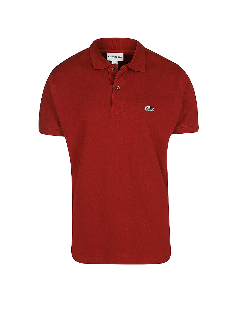 Polo Classic Fit L1212 rojo oscuro L