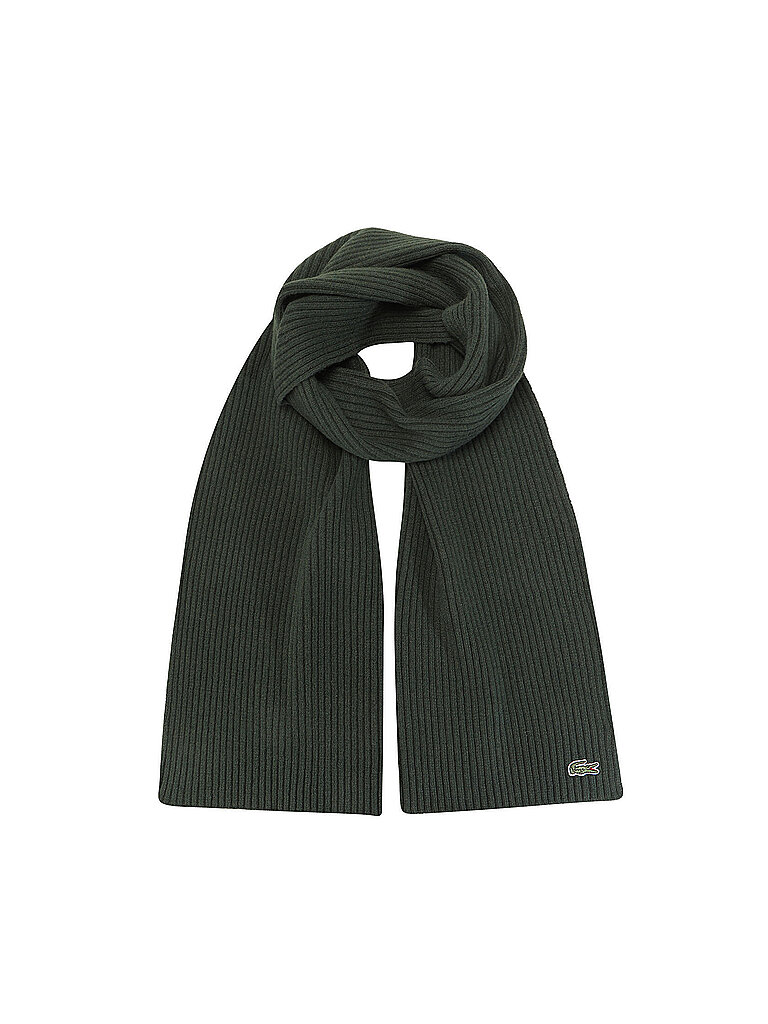 Lacoste Bufanda verde oscuro