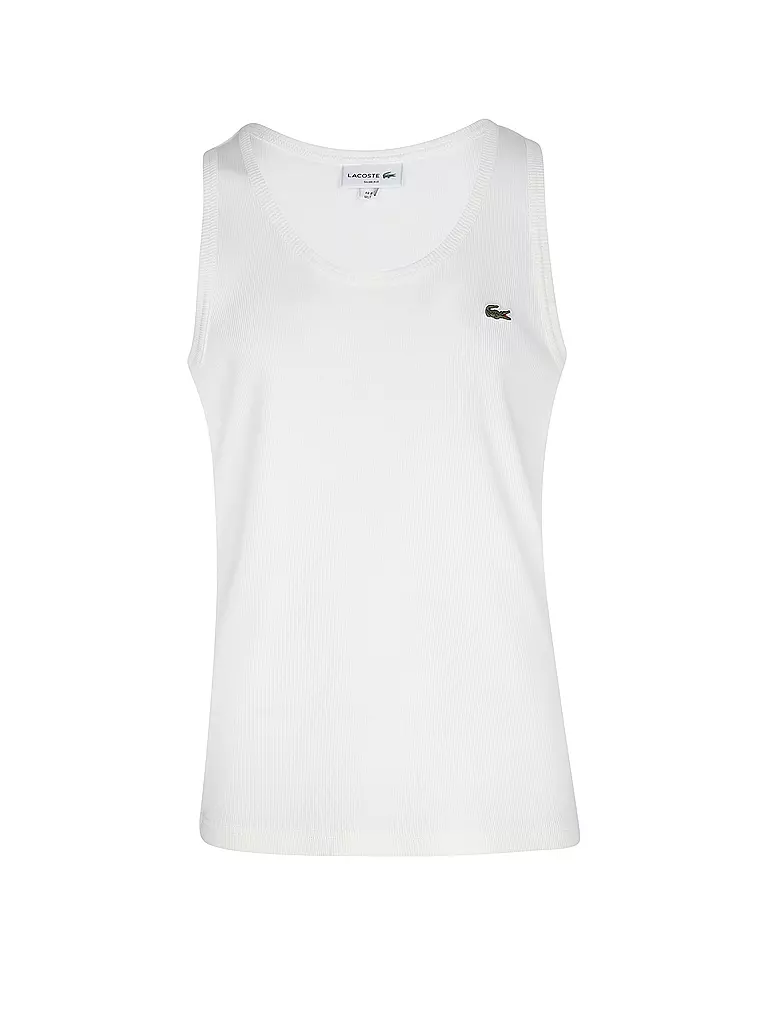 LACOSTE | Camiseta de tirantes | Crema
