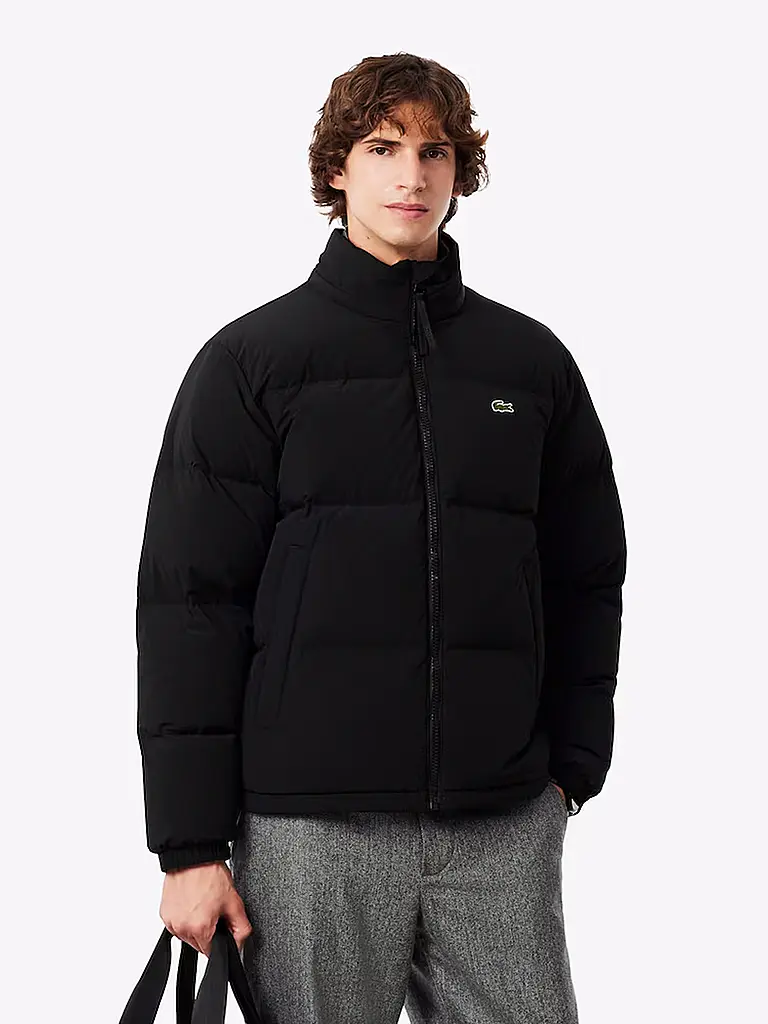 LACOSTE | Chaqueta acolchada de plumón | Negro