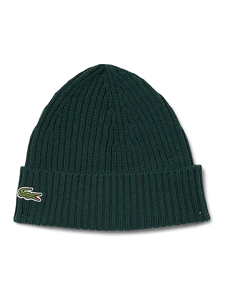 LACOSTE | Gorro - Beanie | Verde oscuro