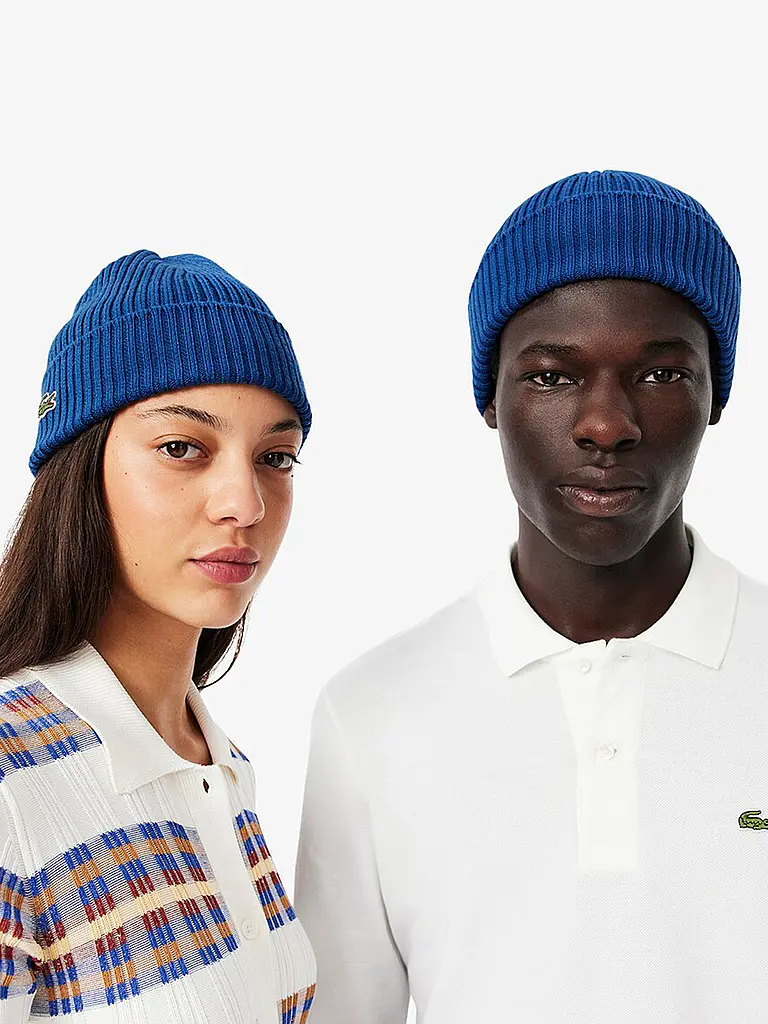 LACOSTE | Gorro - Beanie | Azul