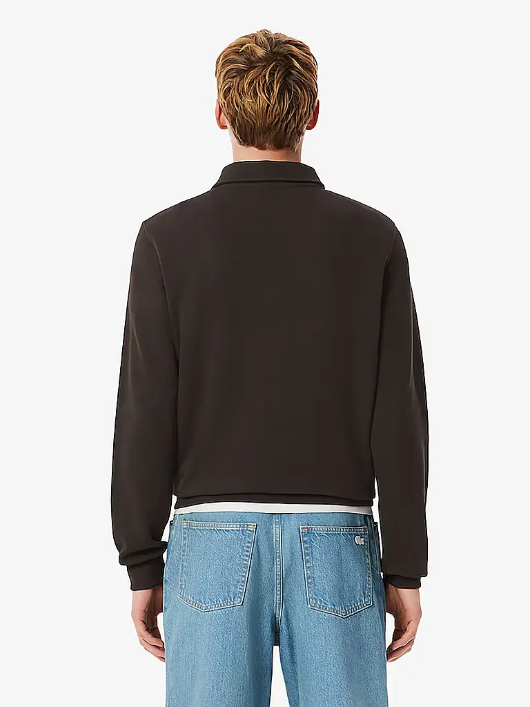 LACOSTE | Poloshirt
Marca: LACOSTE
Color: marrón
Categorías: Moda, Hombre

Largo de manga: Manga larga
Material: Algodón
Forma del cuello: Cuello polo
Diseño: Liso
Corte (Prenda superior): Regular
Estilo: Tendencia
Detalles: Logo | Marrón