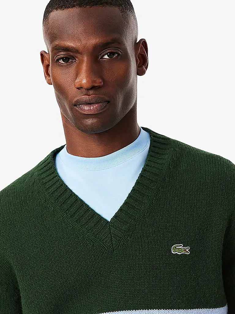LACOSTE | Pullover  | Verde oscuro