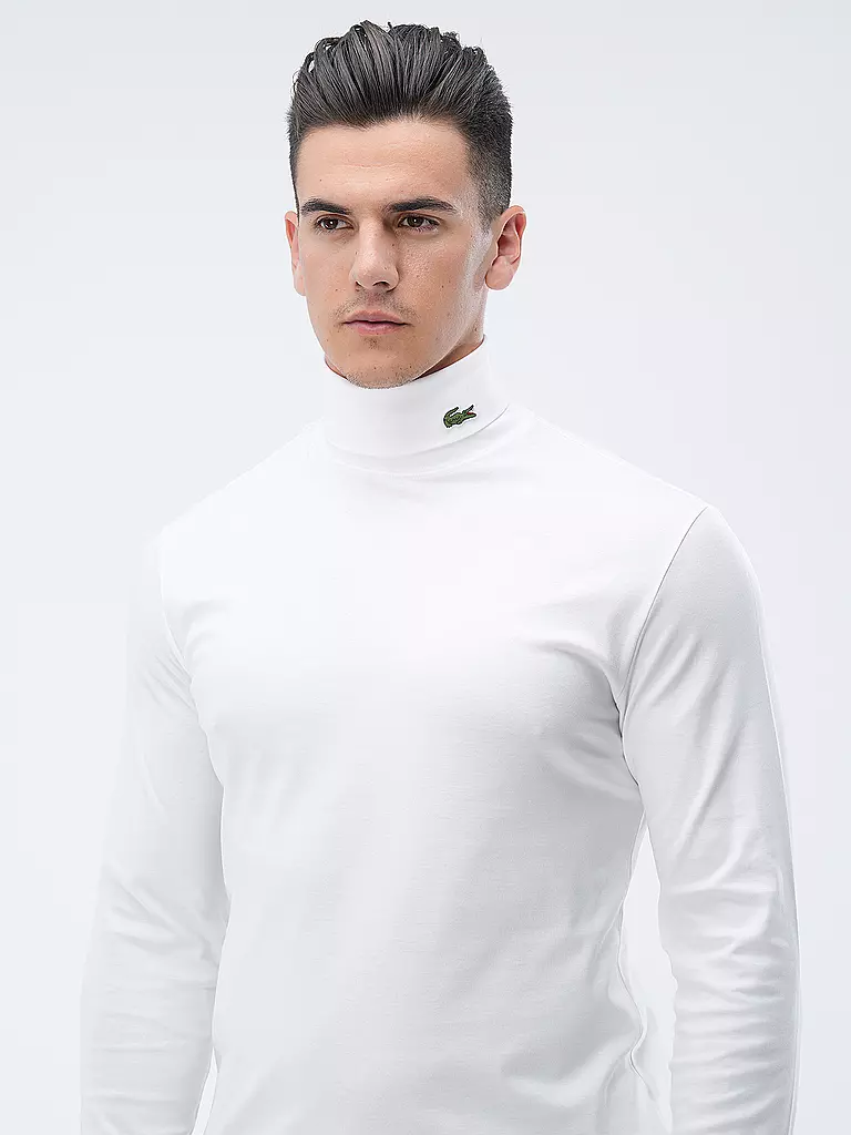 LACOSTE | Rollkragenshirt | Blanco
