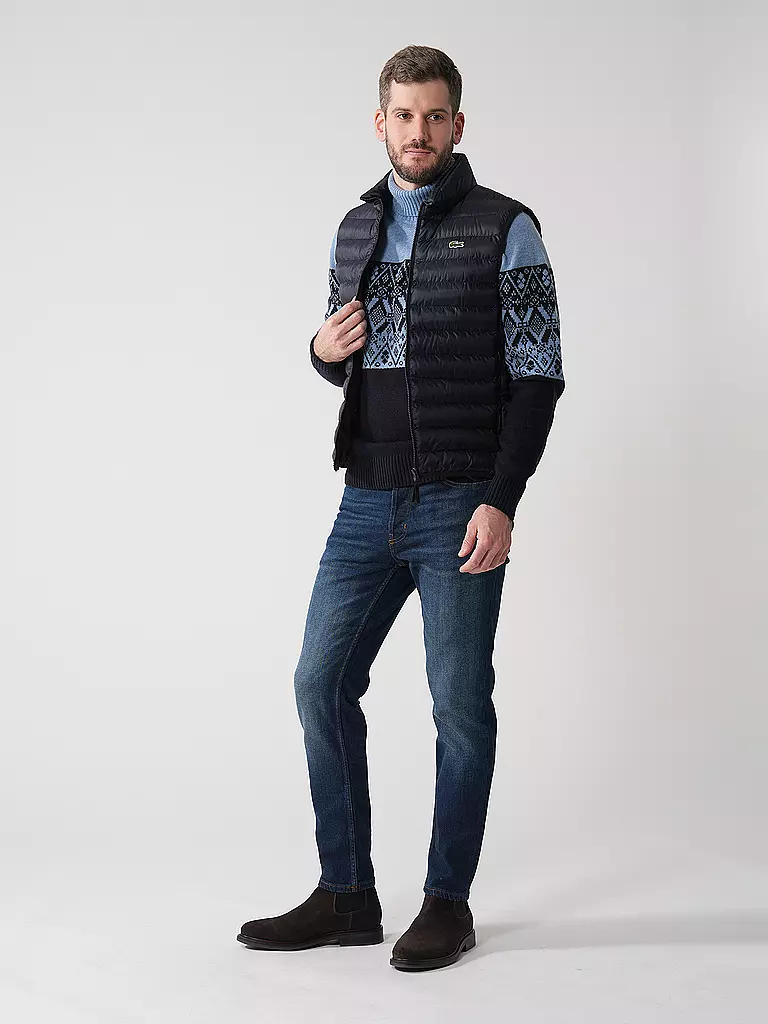LACOSTE | Steppgilet | Azul oscuro