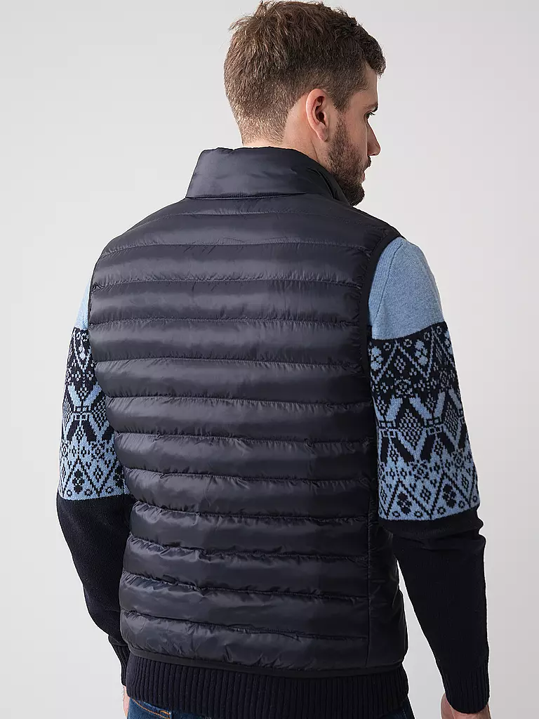 LACOSTE | Steppgilet | Azul oscuro